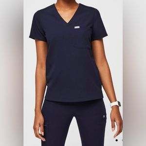 Figs Catarina One Pocket Scrub Top Small
